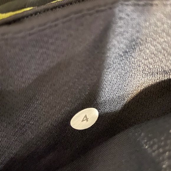 lululemon 4 Crop leggings Pace Rival Sea Wheeze - Picture 9 of 9